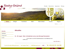 Tablet Screenshot of maring-noviand.de